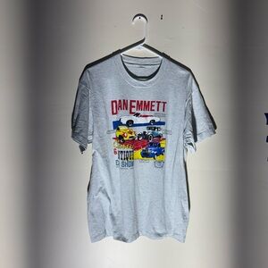Dan Emmett Classic & Custom Car Show Graphic T-Shirt Gray Size XL
